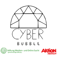 grafische Darstellung der Cyberbubble, einer Art Zelt
