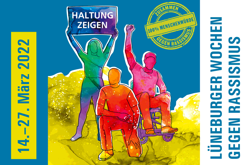 Plakat, Lüneburger Wochen gegen Rassismus