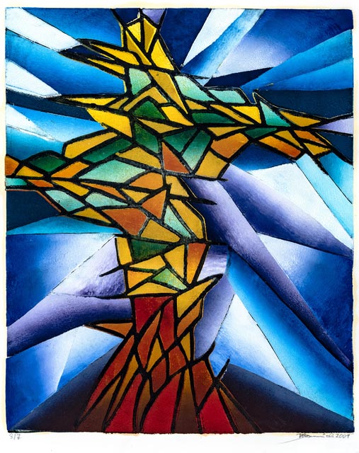„Das Fenster“, 2001, Ölfarbendruck (Foto: F. Baader)