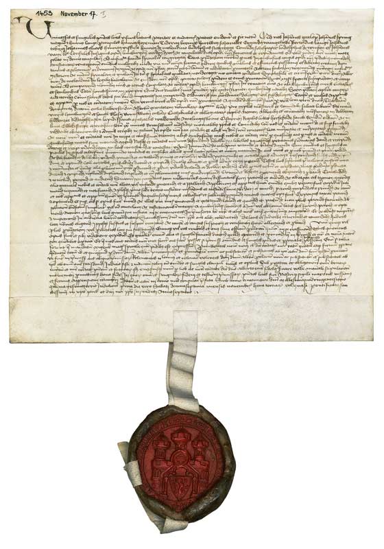 Urkunde des Lüneburger Rates