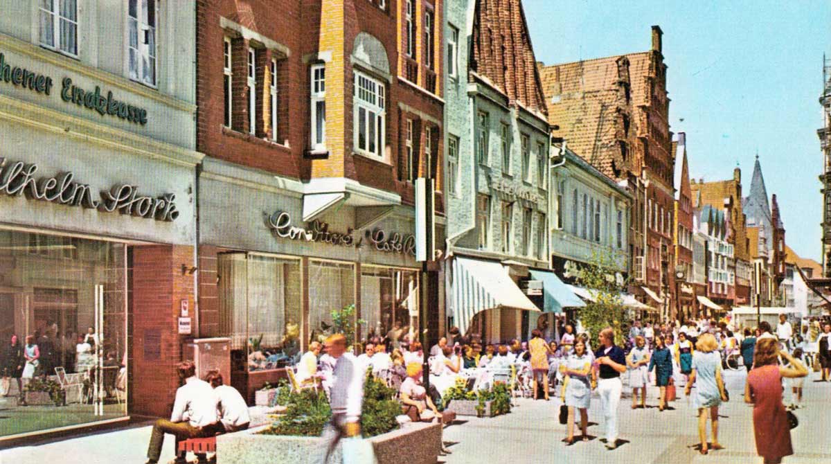 Lüneburg, Bäckerstraße, 1970er Jahre