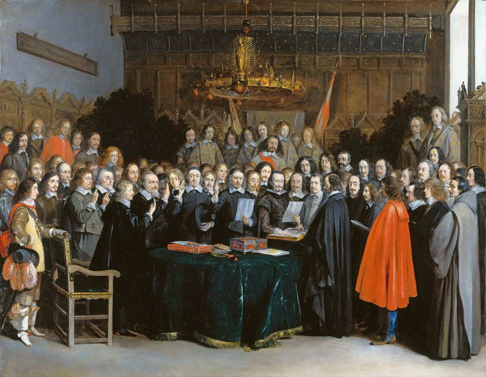 Gemälde: Der Friede von Münster, groß