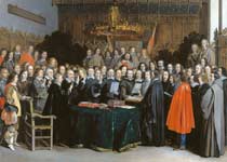 Gemälde: Der Friede von Münster