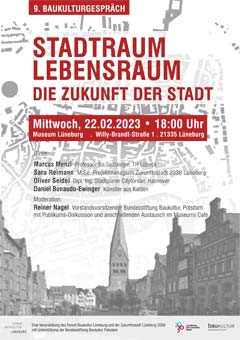 Plakat 9. Baukulturgespräch, Forum Baukultur
