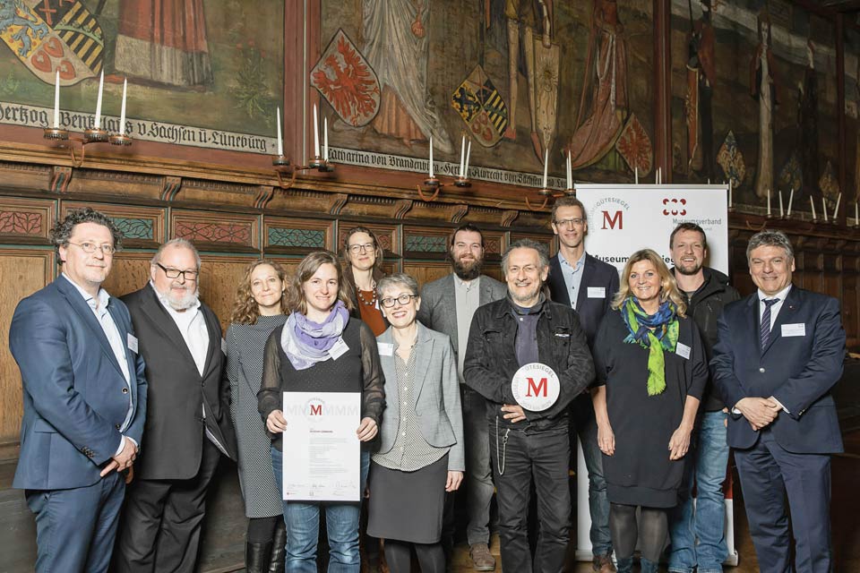 Verleihung des Museumsgütesiegels im Rathaus Lüneburg