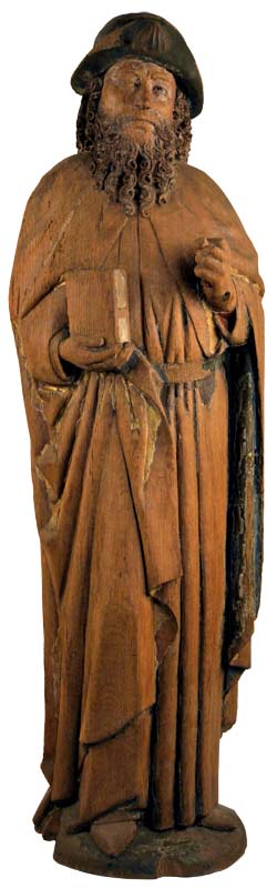 Holzfigur Apostel Jakobus der Ältere
