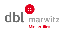 Logo: dbl Marwitz Miettextilien
